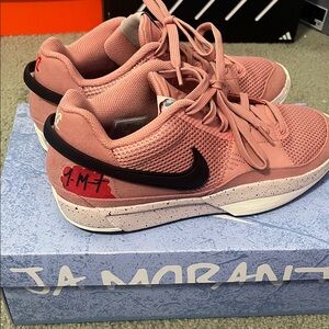 Nike’s JA 1 men’s sneaker Red stardust/black